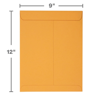 Enveloppe personnalisée à lettres de Manille Enveloppe de poche dorée A3 A4 Papier kraft Enveloppe fantaisie à documents de Manille