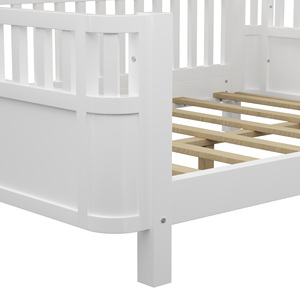 <span class=keywords><strong>Lit</strong></span> de sécurité pour enfants en bois massif avec barrières latérales complètes, <span class=keywords><strong>lit</strong></span> simple <span class=keywords><strong>junior</strong></span> conçu pour se connecter à un grand <span class=keywords><strong>lit</strong></span> - Product Image 6
