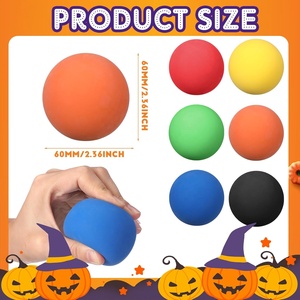 Ballon rebondissant en caoutchouc naturel <span class=keywords><strong>de</strong></span> 6 cm, durable, pour l'entraînement des enfants, ballons creux pour exercices <span class=keywords><strong>de</strong></span> rebond, ballon <span class=keywords><strong>de</strong></span> squash standard, ballon <span class=keywords><strong>de</strong></span> handball - Product Image 2