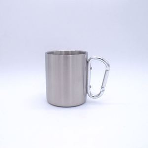 Taza de Viaje de Acero Inoxidable con Asa de Mosquetón Plegable, Taza de Café para Excursionismo, Regalo para Amantes de la Montañismo - Product Image 4
