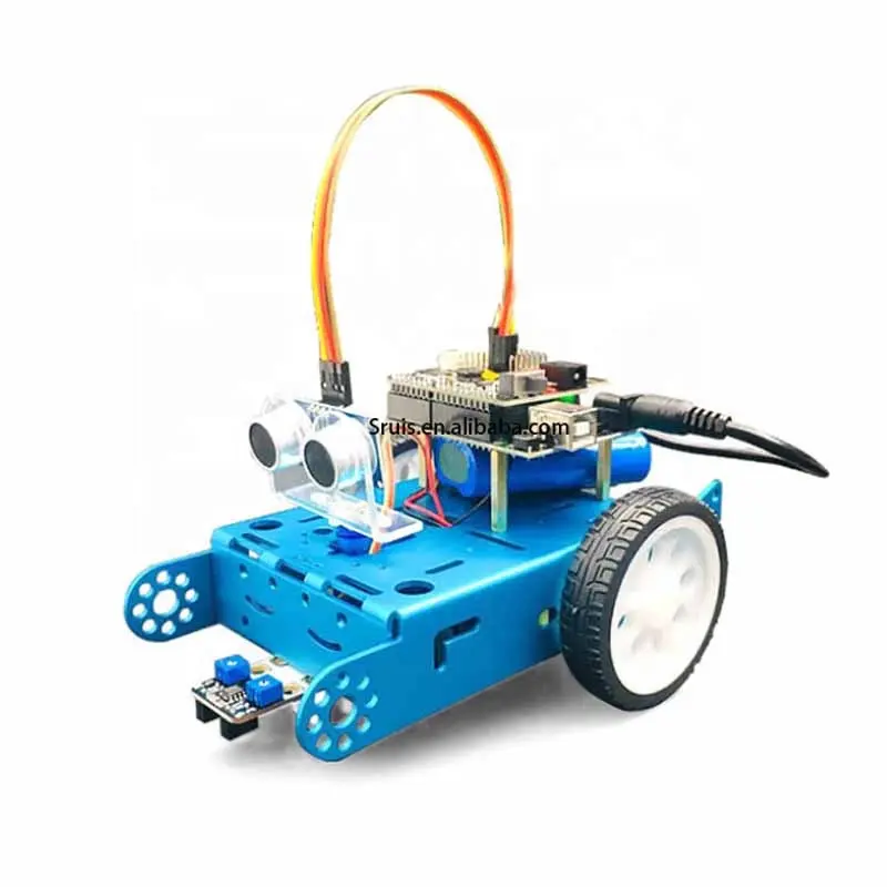 Kit robô básico programável kittenbot, kit para robô pirthon, programa de codificação, robô