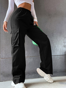 <span class=keywords><strong>Pantaloni</strong></span> Oversize tasche grandi <span class=keywords><strong>pantaloni</strong></span> Cargo paracadute donna Streetwear Vintage Hip Hop <span class=keywords><strong>pantaloni</strong></span> larghi <span class=keywords><strong>pantaloni</strong></span> sportivi Techwear - Product Image 3