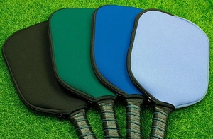 Custom Logo Zippered Neoprene Storage Bag Case Racket Sleeve Pickleball Paddle <b>Cover</b> Gift - Product Image 4