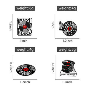 Cool Style Hundred Pins Disco <span class=keywords><strong>de</strong></span> vinilo Serie <span class=keywords><strong>de</strong></span> insignias <span class=keywords><strong>de</strong></span> música Exquisita <span class=keywords><strong>banda</strong></span> <span class=keywords><strong>de</strong></span> <span class=keywords><strong>rock</strong></span> Accesorios para instrumentos musicales - Product Image 6