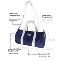 Sac de sport léger en tissu Oxford OEM avec compartiment à chaussures indépendant pour le padel, le badminton, la gym et les voyages – Vente en gros