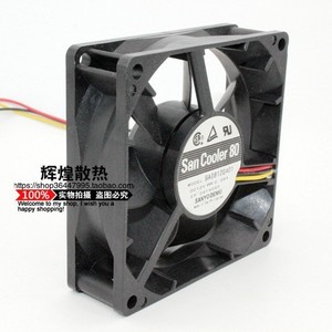ซันโย ซัน คูลเลอร์ 80 80 มม. 12V 0.38A พัดลมเคสคอมพิวเตอร์ ลูกปืนสองลูก แรงลมสูง 38CFM - Product Image 1