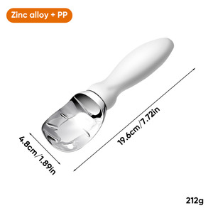 Cuchara para Helado de Aleación de Zinc con Mango Antideslizante, Cuchara Multiusos para Frutas y Albóndigas para Cocina Comercial, Hogar y Restaurante - Product Image 5