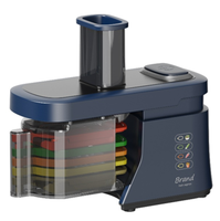 Nouveau Robot Culinaire Électrique Multifonctionnel 5-en-1 280W, Mini Hachoir, Déchiqueteur, Coupe-Légumes et Trancheuse Portable pour Usage Domestique
