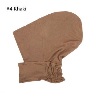 Nuevo Gorro Elástico Cómodo y Suave de un Solo Color, Versátil y Práctico, Gorro de Cuello para Mujer de Algodón Mercerizado de Alta Elasticidad - Product Image 4