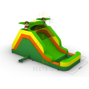 Venta caliente Parque infantil comercial Curso de obstáculos Castillo inflable Tema de unicornio - Product Image 4