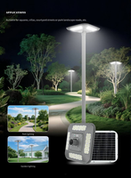 Lampadaire LED 500W d'extérieur étanche pour parking, éclairage de jardin à énergie solaire, vente en gros OEM usine