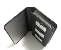 Personnalisation en usine en Chine : Porte-cartes d'assurance, Organisateur de documents de voyage, Organisateur de documents en PU avec logo personnalisé, Organisateur de documents de carte grise