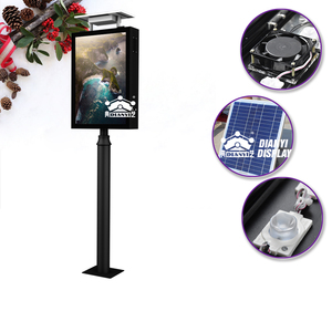 Thành Phố Dự Án Di Chuyển Biển Quảng Cáo Led Ánh Sáng Đăng Quảng Cáo Dẫn Chiếu Sáng Dấu Hiệu Đường Bộ Ngoài Trời Đứng Năng Lượng Mặt Trời Ánh Sáng Đường Phố Hộp - Product Image 1