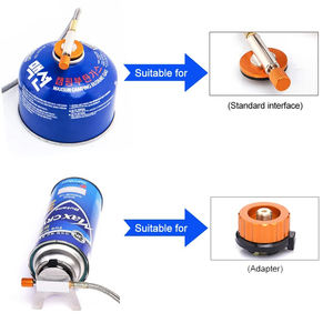 Estufa de Gas Portátil de 3500W para Camping, Estructura Dividida, Plegable Manualmente, Ligera, para Excursionismo, Picnics, Barbacoas, Funciona con Butano - Product Image 2