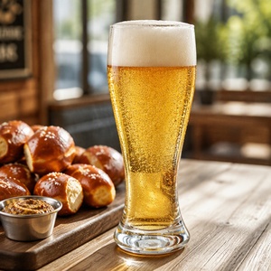Weißbierglas 550ml 218mm 410g Konischer Körper Klarglas Direktvertrieb für Bierstube Wirtshaus Dunkel <span class=keywords><strong>Marzen</strong></span> Bock - Product Image 1
