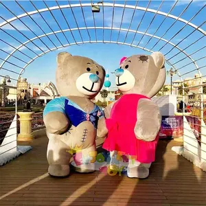  Déguisement CE gonflable garçon et fille ours mascotte costume gonflable en peluche ours en peluche costume à vendre