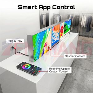 Panneau d'affichage LED commercial personnalisé pour mur, avec support vidéo, image et texte, pour magasin, bâtiment, publicité défilante - Product Image 4