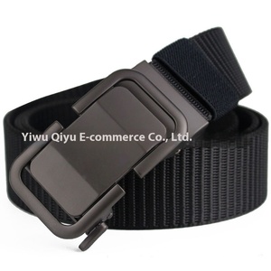 Cinturón táctico informal que combina con todo para hombre, nuevo automático para jóvenes para hebilla, piel de vaca con aleación de cuero nuevo y nailon de lona - Product Image 6