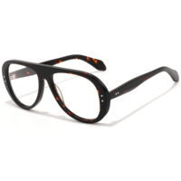 Lunettes de vue en acétate pour hommes, grande taille, G7-6758, en stock