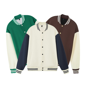 Venta caliente de alta calidad patrón de letras logotipo personalizado bordado <span class=keywords><strong>chaqueta</strong></span> de invierno hombres <span class=keywords><strong>chaqueta</strong></span> de béisbol personalizada para hombres - Product Image 1