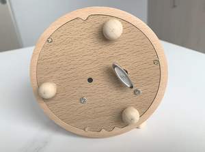 Caja de música de carrusel de madera, caja de música de carrusel de madera, caja de música de manivela, caja de música de carrusel giratorio - Product Image 4