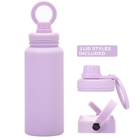Botol Minum Termos dengan Logo Kustom, Penyangga Ponsel Magnetik Magsafe, Sentuhan Lembut, Vakum Terisolasi, Botol Air Stainless Steel
