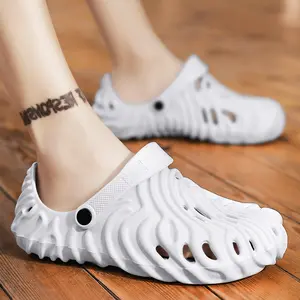 Sandalias planas antideslizantes de Eva para hombre y mujer, zapatillas de natación resistentes al desgaste, suela gruesa, Unisex