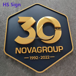 Insegne Pubblicitarie Personalizzate HONGSEN, Lettere in Ottone Incise CNC, Colore Ottone <span class=keywords><strong>per</strong></span> Ufficio, Casa, Centro Commerciale e Uso <span class=keywords><strong>Esterno</strong></span> - Product Image 6
