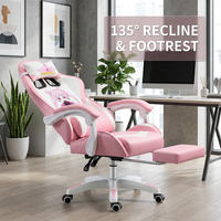 AOR Chaise de bureau e-sport ergonomique à hauteur réglable, avec design Anime Anchor mignon, appui-tête et soutien lombaire à thème dessin animé, vente en gros usine