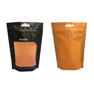 Frosted Matte Mylar bao bì túi tùy chỉnh in đứng lên túi với cửa sổ - Product Image 2