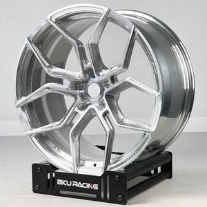 Jantes BKU forgées 5x112 18 19 20 pouces, jantes en alliage concave polies pour <span class=keywords><strong>Audi</strong></span> RS5 RS4 <span class=keywords><strong>RS3</strong></span> A4 C6 C7 B8 B7 B8 B9 8P 8Y 8V - Product Image 2
