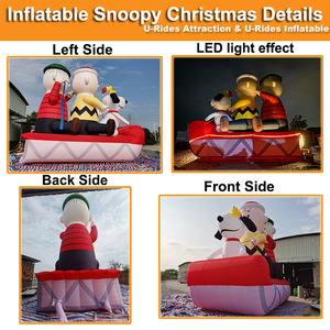 Adornos de Navidad inflables de Papá Noel para exteriores e interiores al por mayor - Product Image 4