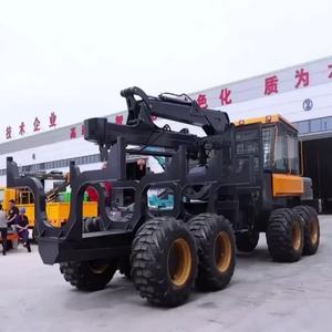 Remorque forestière robuste et efficace de 18 tonnes avec grue et grande capacité de chargement pour l'exploitation forestière lourde - Product Image 4