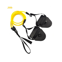 Cinturón de entrenamiento de natación para lecciones de natación mejoradas Banda elástica de fitness para resistencia de entrenamiento de fuerza
