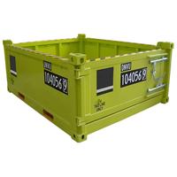 Offre Spéciale DNV 2.7-1 5ft/8ft/10ft Dnv Certified Offshore Skip Container Aluminium Offshore Fishing Boat in Qingdao Port à vendre