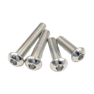 Tornillos Niquelados Jiu Fei Wu Jin M12x16x30x50, Cabeza Plana, Hexágono Interno, Clase 10.9, Acero al Carbono DIN7380 - Product Image 3