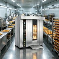 Four rotatif à 32 plateaux pour boulangerie, machine à cuire le pain