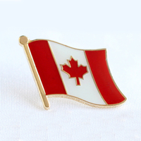 Badge de revers de conception tendance, fabrication de pin's en émail souple, pin's personnalisé drapeau national