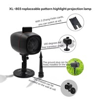 Projecteur de flocon de neige à LED Projection de Noël Lampe d'extérieur Spot de neige pour les fêtes de fin d'année
