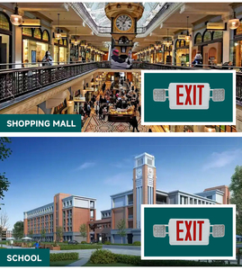 Nhà Máy Bán Buôn Giá Tùy Chỉnh LED Khẩn Cấp Nhẹ Lũ Lụt Ánh Sáng Phong Cách Mới Công Nghiệp Màu Xanh Lá Cây Thoát Dấu Hiệu Giá Thấp Nổ Khẩn Cấp - Product Image 6