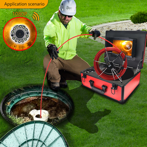 <span class=keywords><strong>Prix</strong></span> de gros Caméra pour conduits Caméra endoscope inspectée Caméra d'égout de vidange de 50m avec compteur de compteur - Product Image 6