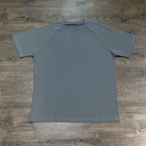 Bán Buôn Tùy Chỉnh Unisex Đồng Bằng T-Shirt 100% Bông Trống Quá Khổ Nặng Raglan Tay Áo Của Nam Giới Mềm Mại Cơ Bản Top Mô Hình Rắn - Product Image 4