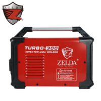 Mesin Las Inverter MMA Portabel Zelda TURBO-300 Berkualitas Tinggi Satu Fasa 220V