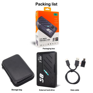 2.5 Inch Portable External HDD <b>Hard</b> <b>Drive</b> 160GB/250GB/500GB/750GB/1TB Capacity RGB for PC Laptop Fast Data Transfer up to 200MB/ - Product Image 6