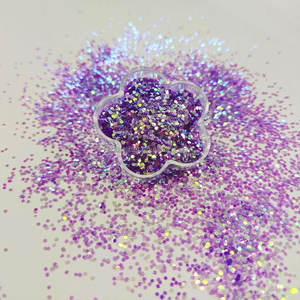 2025 venta al por mayor a granel personalizable colorido PET holográfico cosmético brillo lentejuelas para arte de uñas maquillaje corporal decoración artesanal - Product Image 5