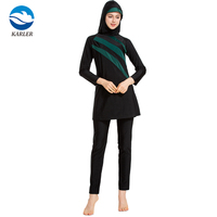 Maillots de bain musulmans pour femmes islamiques, burkinis modestes grande taille, tenue de bain, maillot de bain de plage à couverture intégrale