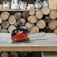 Tronçonneuse à essence professionnelle de 2500 cm³ de qualité industrielle, mini tronçonneuse à essence pour la coupe d'arbres