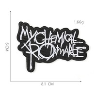 Parches Bordados Termoadhesivos con Logotipo Personalizado Estilo Punk para Gorras y Ropa