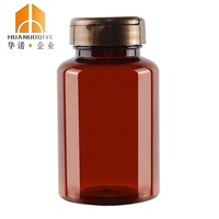 Conteneur personnalisé pour animaux de compagnie, 175 ml, transparent, vide, pour compléments alimentaires, vitamines, pilules, bouteilles en plastique personnalisées avec bouchon à clapet