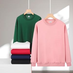 เสื้อฮู้ดคอลูกเรือผ้าฝ้ายพิมพ์โลโก้ได้ตามต้องการสำหรับผู้ชายและผู้หญิง - Product Image 3